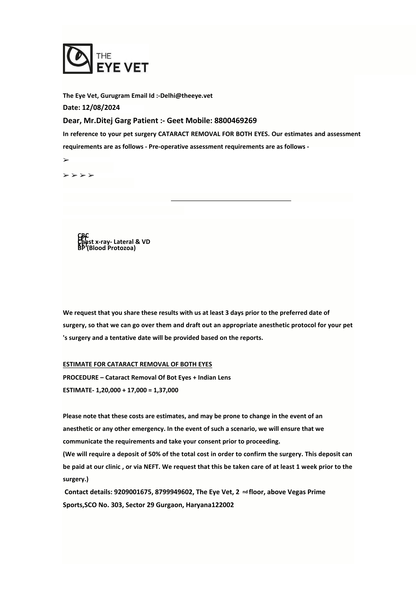 PRE OP -Estmate of cataract removal.Geet.Ditej.pdf